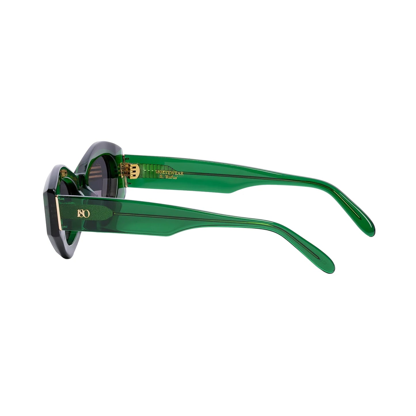 'RUFUS' FT. TRANSPARENT GREEN W. BLACK LENS