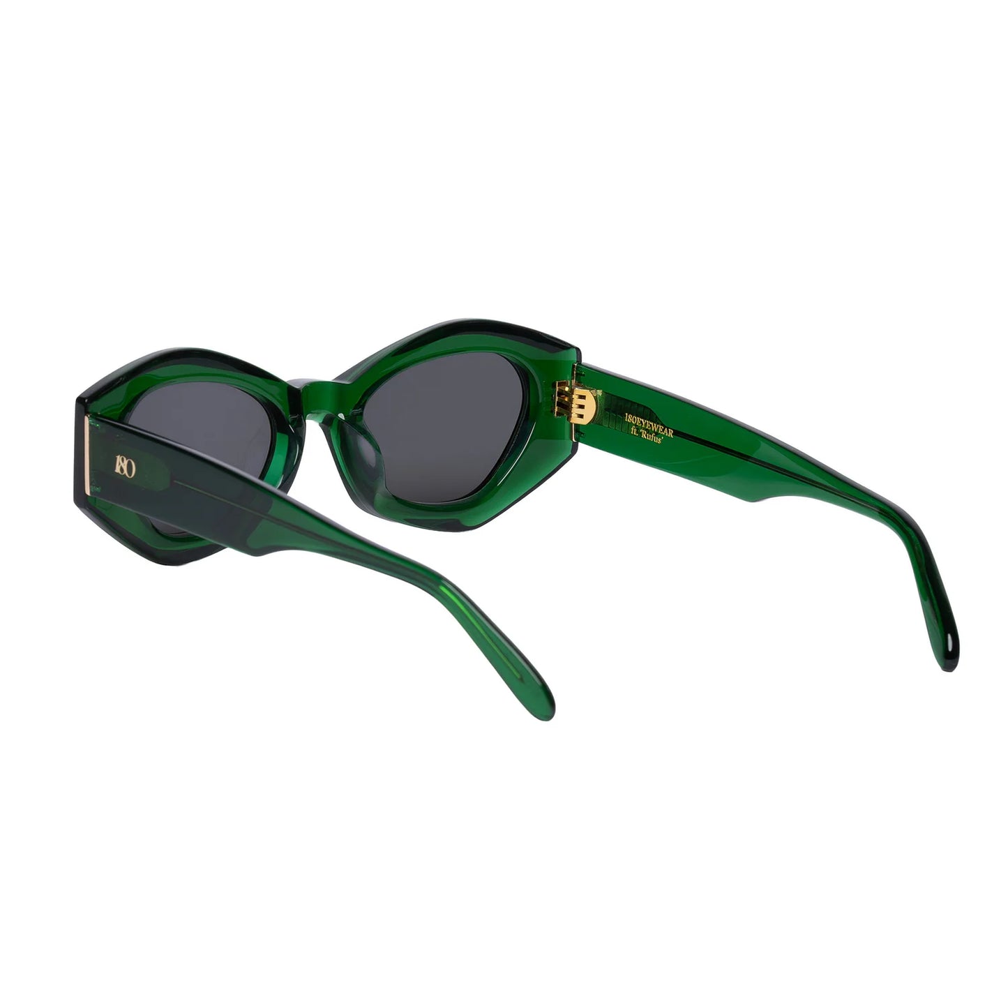 'RUFUS' FT. TRANSPARENT GREEN W. BLACK LENS
