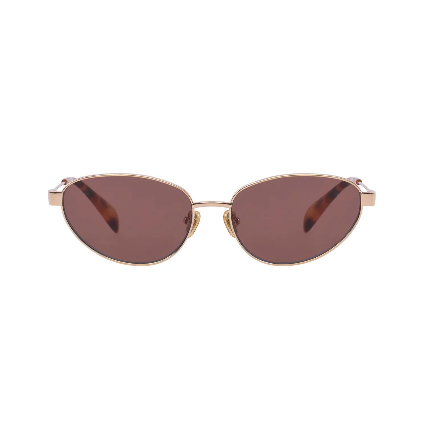 180 EYEWEAR ZEPHYR' FT. GOLD W. BROWN LENS