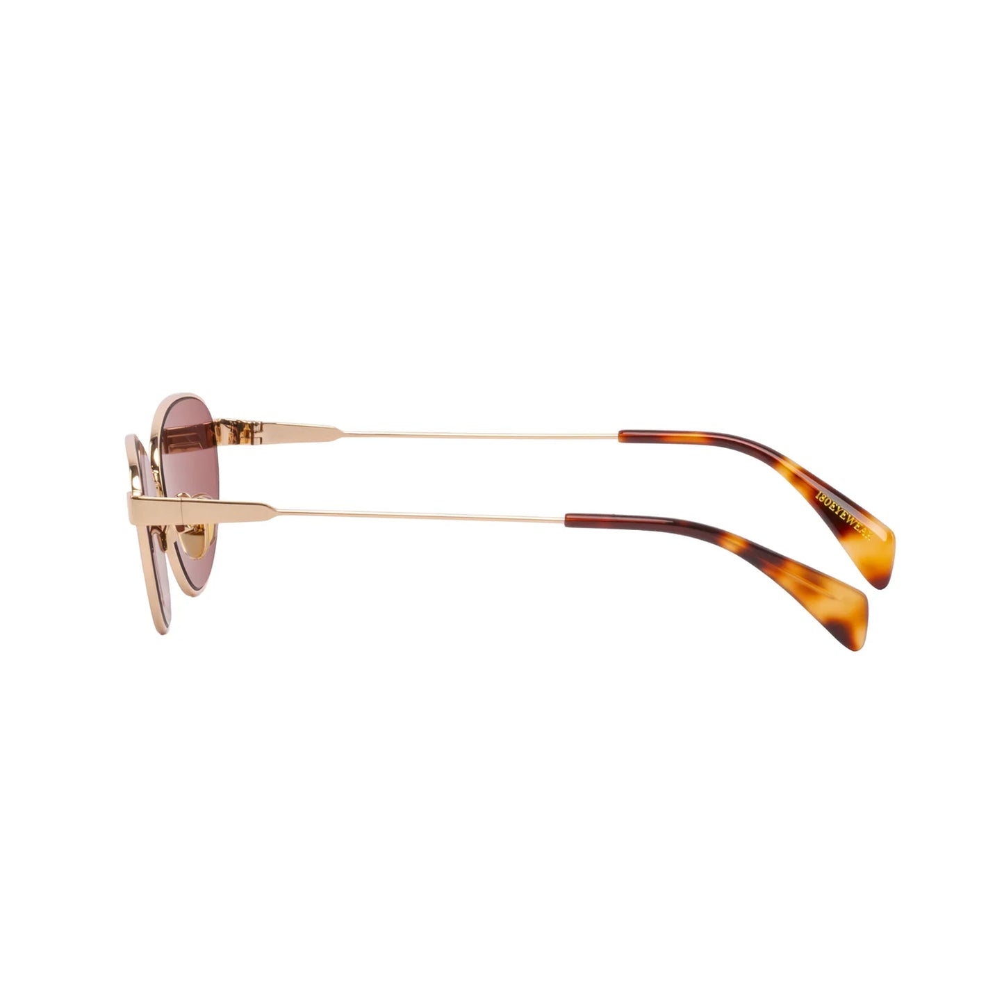 180 EYEWEAR ZEPHYR' FT. GOLD W. BROWN LENS