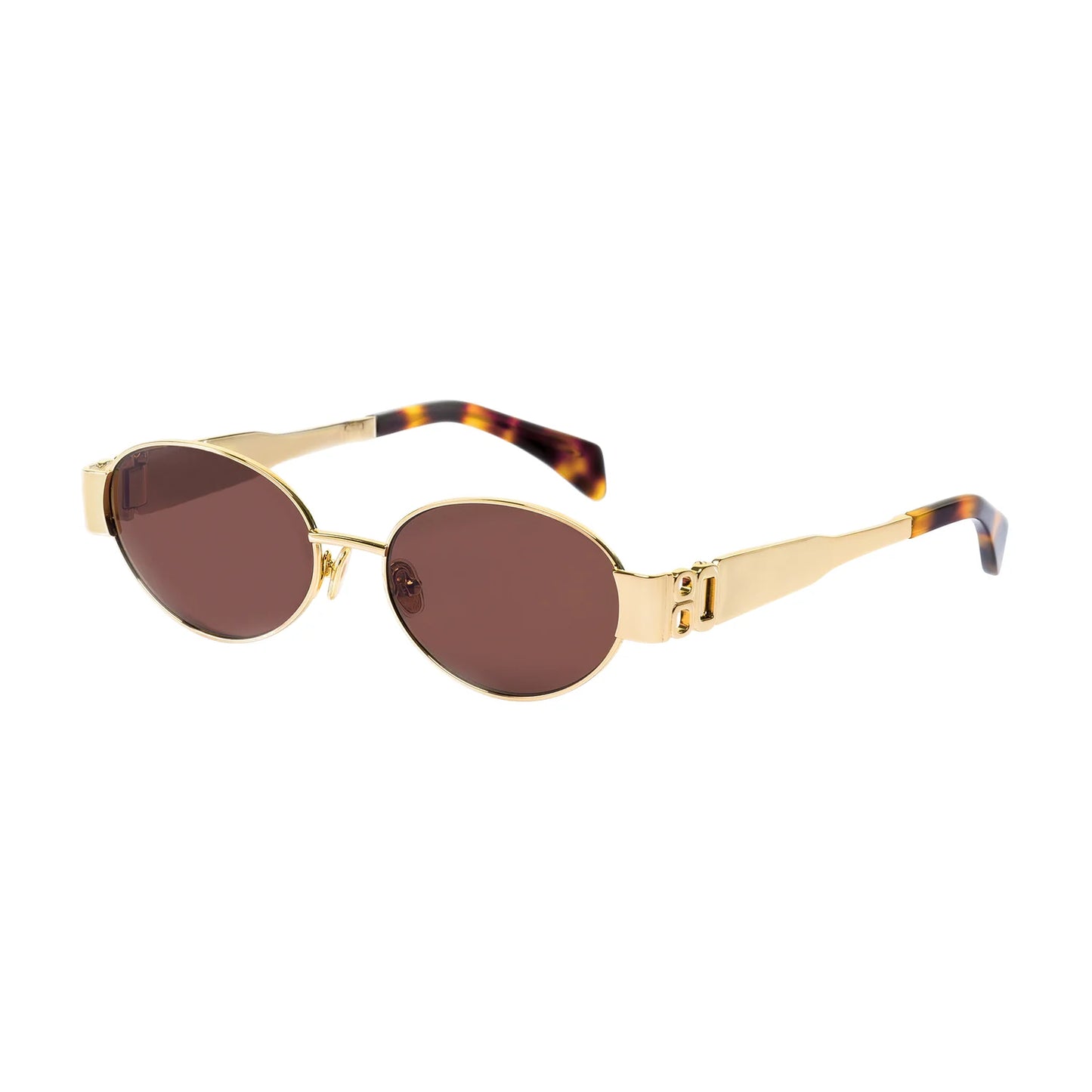 180 EYEWEAR 'ISLA' FT. GOLD W. BROWN LENS