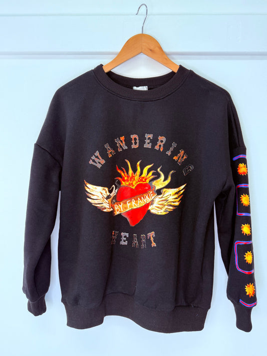 Wandering Heart Jumper- Black