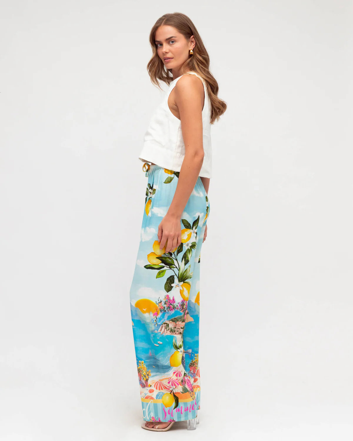 LIMONCELLO WIDE LEG PANTS