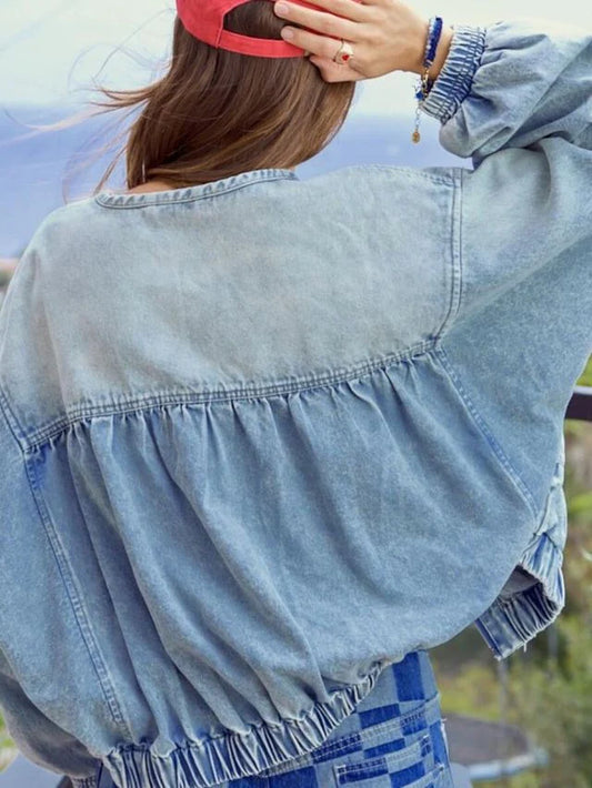 LEXI Chambray Blue Denim jacket