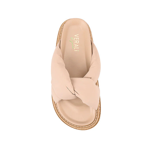Verali / THAMES FLATFORM SLIDES - STONE BEIGE
