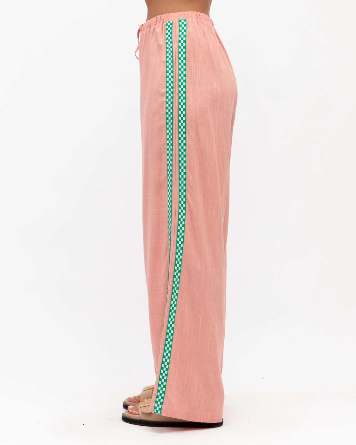 EVERYDAY PANTS- Peach/Lime