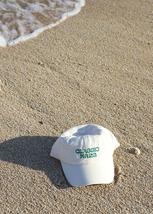 NEAR THE SEA- CLASSIC MARG CAP - CREAM
