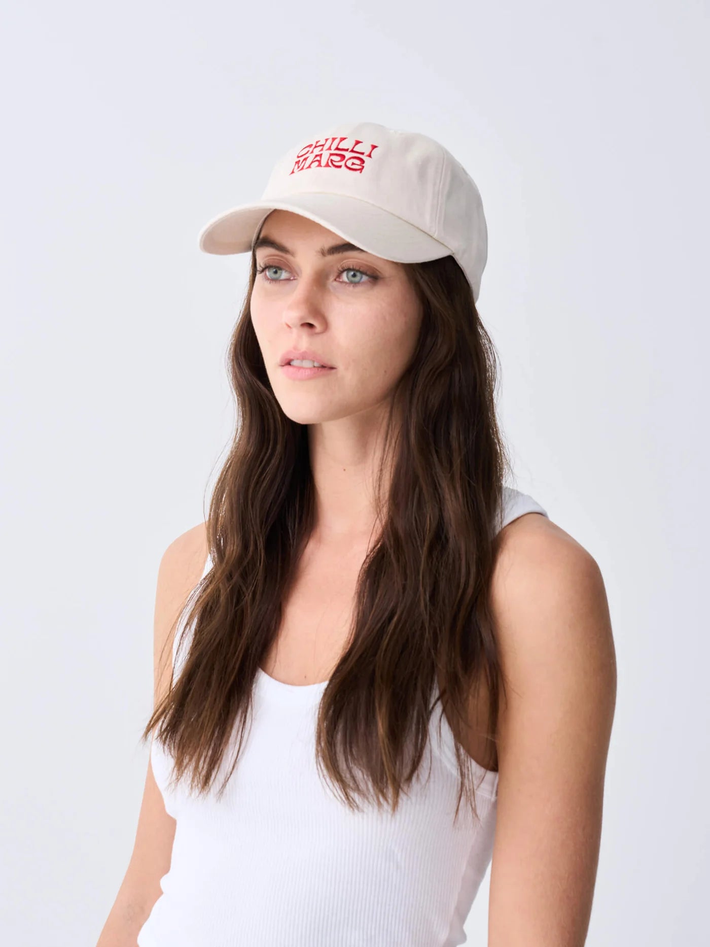 NEAR THE SEA- CHILLI MARG CAP - CREAM