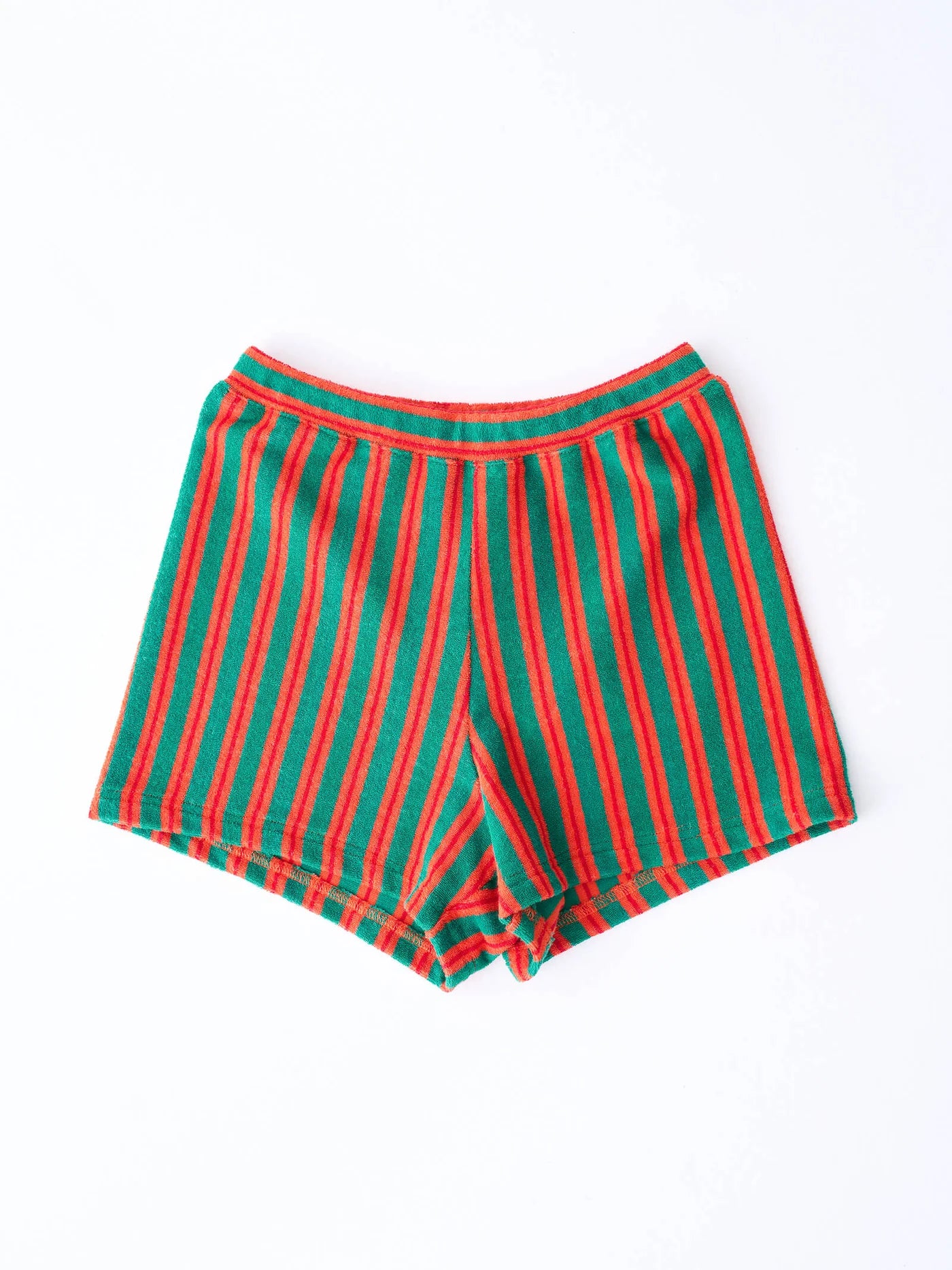 NEAR THE SEA- TERRY SHORTS - EMERALD