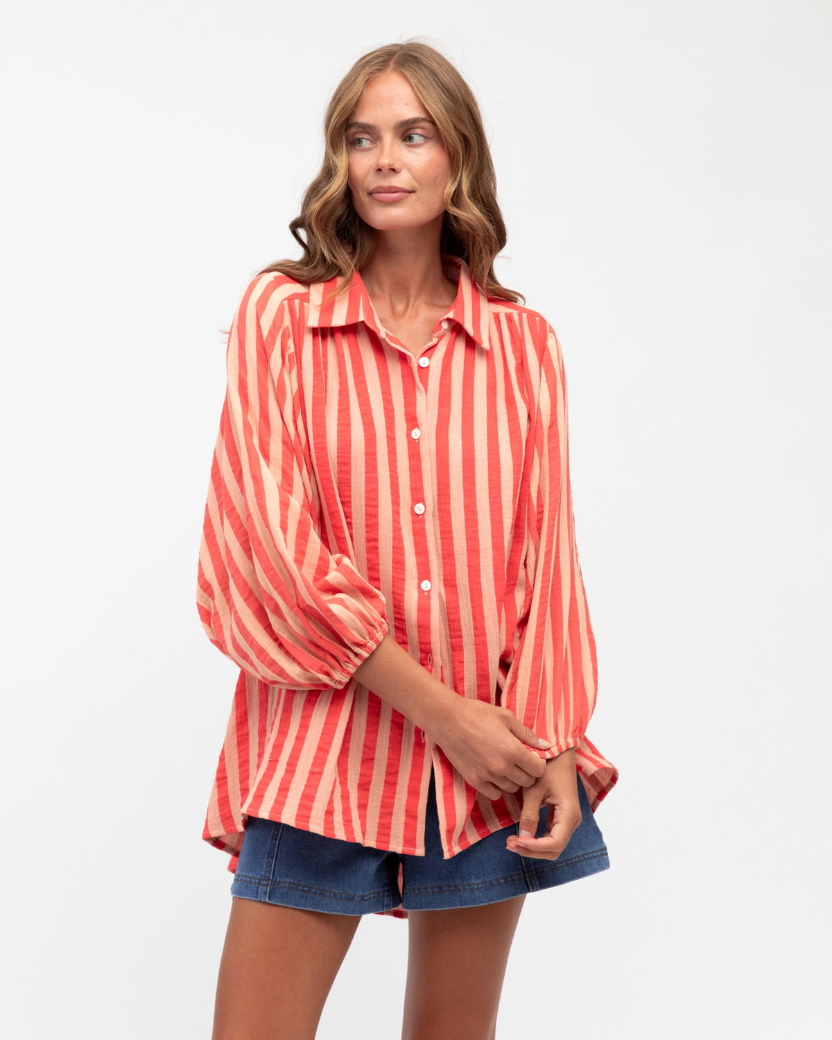 PIN STRIPE SHIRT