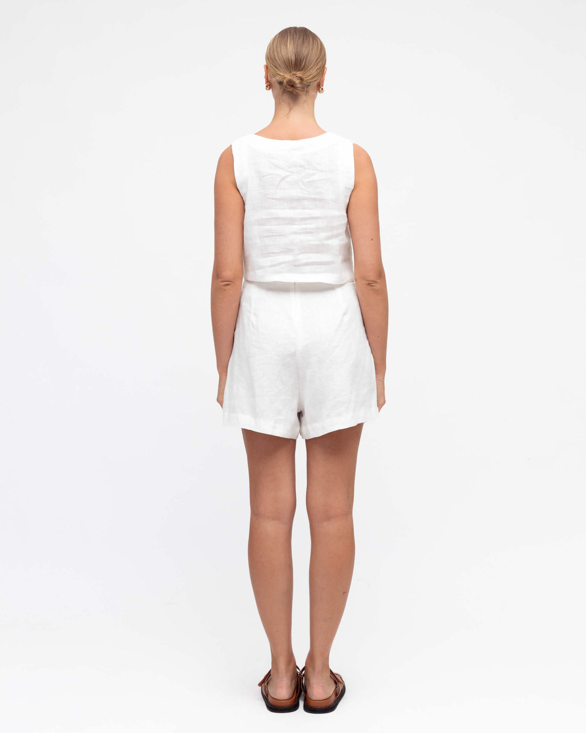 Jude Linen Top / white